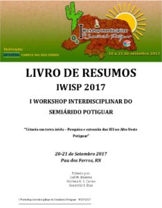 CAPA LIVRO DE RESUMOS IWISP 2017